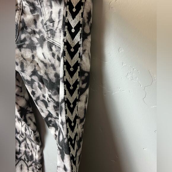 Isabel Marant pour H&M Patterned Black and White Jeans Size 6 - Picture 7 of 8